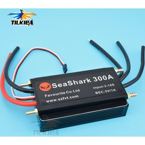 Rc Boat 300A Brushless Water Cooling ESC 3s-16s High Voltage ESC