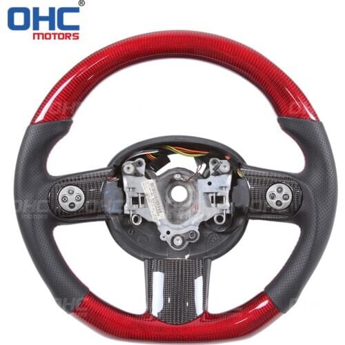 Real Carbon Fiber steering wheel for Mini R50 R52 R53 R55 R56 R57 R58 JC-W