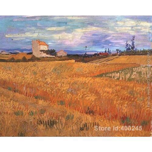 Modern art oil paintings Wheat Field Vincent Van Gogh Reproduction canvas Hand painted High quality
