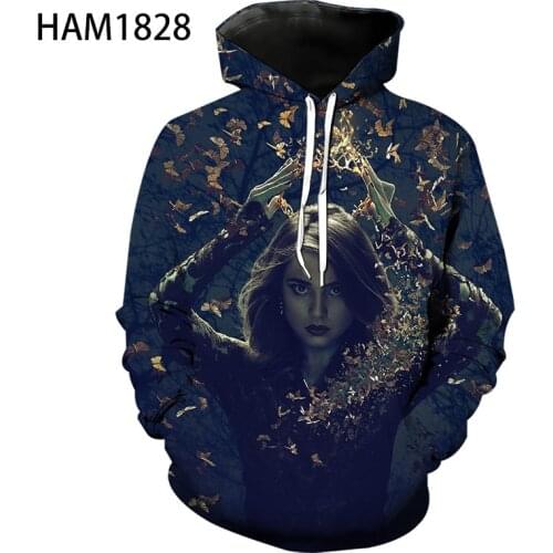 202 3D Hoodie Sweatshirt For Boys and Girls The Magicians Print Cool Pullover For Lovers Fashion Trend Long Sleeve Clothing