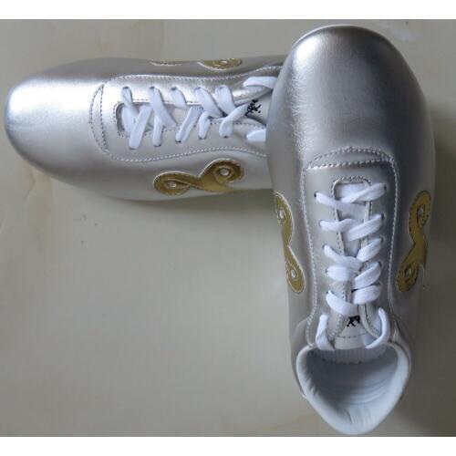 Unisex 7olor Kids&Adult leather auspicious clouds tai chi sneaker wushu kung fu routines sports martial arts competition shoes