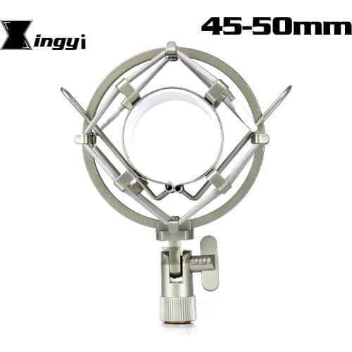 Universal Metal Spider Microphone Holder Shock Mount Clip Mic Stand Shockproof Suspension For RODE Broadcaster NT1 Studio Record