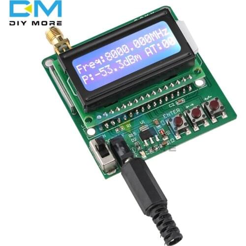 1M-8G Wattmeter RF Power Meter -5 to -60dBm Measurement-Range Settable Power Attenuation Digital Display Signal Strength Module