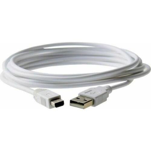 50pcs/lot 10FT USB CHARGER CHARGING CABLE LEAD FOR NINTENDO WII U GAMEPAD CONTROLLER