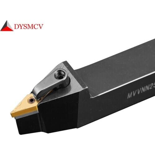 1pcs High Quality CNC Turning Tool Holder MVVNN1616K16 MVVNN2020K16 External Turning Tool Cutting Bar 125mm Metal Lathe Cuttin