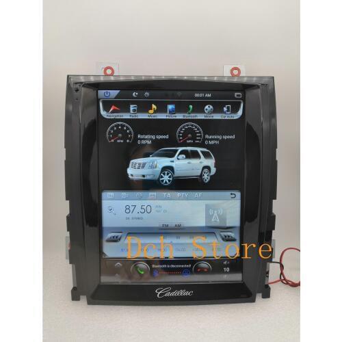 10.4 inch Vertical Screen Tesla Style Android 9.0 Car DVD player GPS for Cadillac Escalade navigation radio px6 IPS carplay 4G