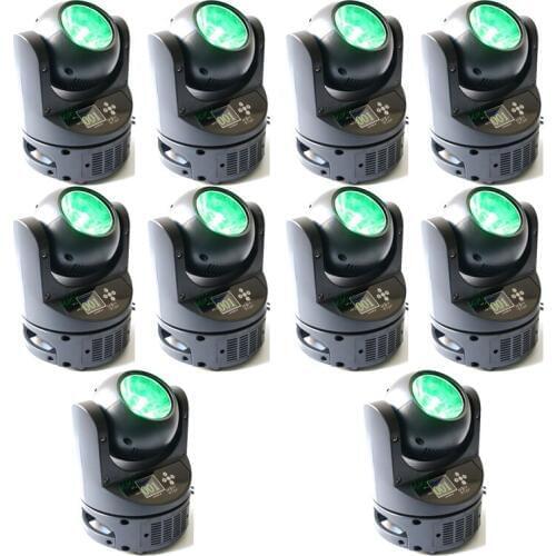 10pcs/lot 60W moving Head Beam Light LED 4 in 1 RGBW Moving Heads Speed Lamp Staining Lamp for Club Bar T-Show Entertainment