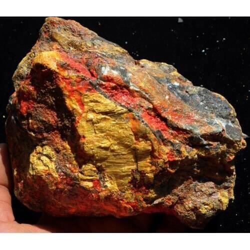 1710g Orpiment & Realgar Intergrowth Rock Specimen China