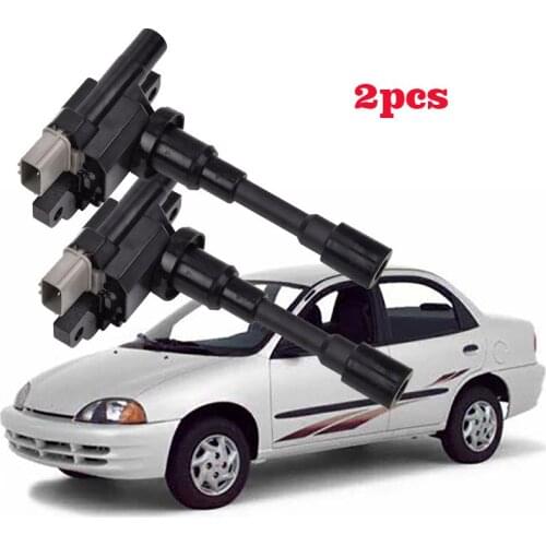 2 PCS IGNITION COIL FOR FIAT SEDICI SUBARU JUSTY SUZUKI BALENO IGNIS LIANA SWIFT SX4 WAGON 1.3L 1.5L 1.6L (1989-) 33400-65G00