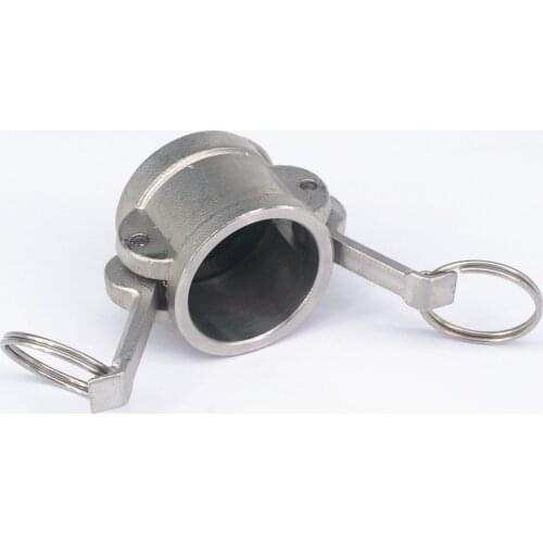 3" 304 Stainless Steel Type DC Camlock Fitting Cam and Groove Adapter Dust Cap Stop Flow Wrench