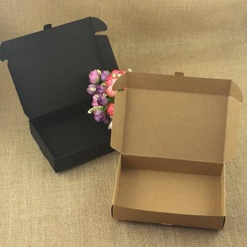 50pcs/lot Paper Aircraft Box DIY Handmade Soap Package Small Jewelry Wedding Candy Gift Packaging Boxes