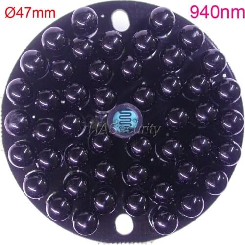 940nm Infrared 48x (5mm) IR LED board night vision for CCTV IP camera PCB board module (diameter : 47mm)