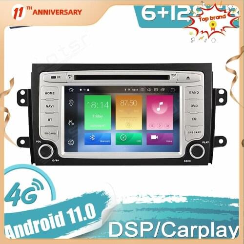 Android 11 For Suzuki SX4 2006-2010 Car GPS Navigation Auto Stereo Multimedia Radio Video Player Carplay Tape Headunit