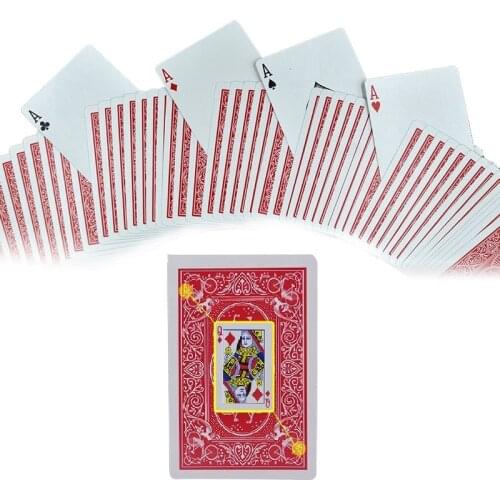 Free Shipping Magic Cards Marked Stripper Deck Playing Cards Poker Magic Tricks Close-up Street Magic Trick Kid Child Puzzle Toy