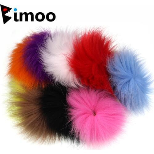 Bimoo 1PC Fly Tying Arctic Fox Tail Streamer Tube Fly Tying Material Saltwater Jig Hook Tying Fibers