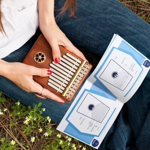 Thumb Piano Text Learning Book Guide Music Lovers Playing Instrument Kalimba Sheet Accessories for Kids Beginners