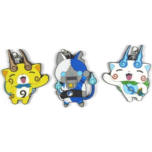 Clock Zero 2018 New arrival Original Japanese anime figure rubber Silicone mobile phone charms keychain strap D162