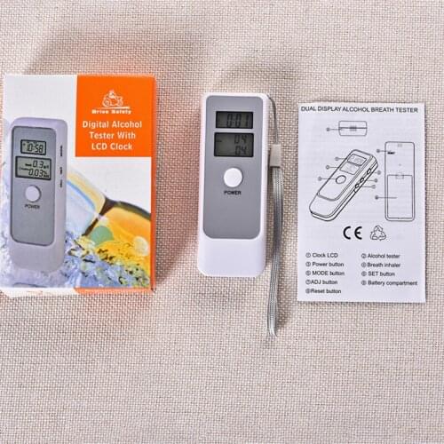Digital LCD Smart Breath Alcohol Tester For Car Auto Safety Breathalyzer Analyser Detector Test Tools Top Quality