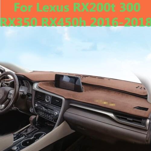 For Lexus RX200t 300 RX350 RX450h 2016-2018 Dashboard Cover Mat Pad Sun Shade Avoid Light Dash Board Carpet Protector Interior