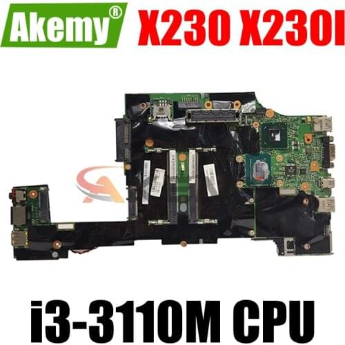 For Thinkpad X230 X230I i3-3110M motherboard FRU 04X4535 04X1427 04W6712 04W3992 04X4536 04W3993 04W6713 04W6713 test ok