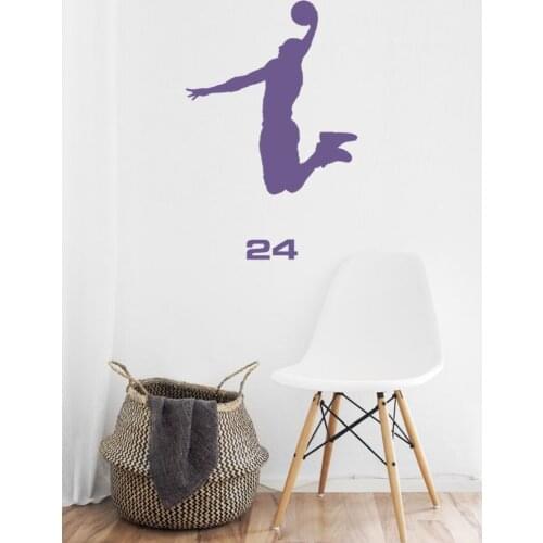 KB24 DunkingWall Stickers Sports Decal For Home And Bedroom Decoration A001126