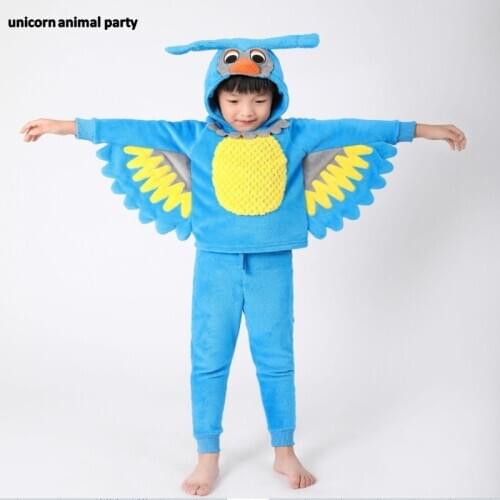 Kigurumi Onesies Cosplay Cartoon pajamas cute owl suit home wear children halloween costumes jumpsuit