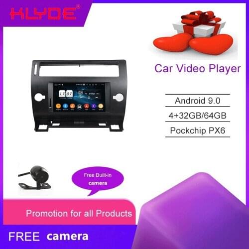 KLYDE Android 10 multimedia stereo audio dvd player C4 2005-2011 Car Radio Multimedia Video Player with car radio