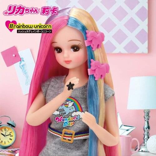 TOMY Simulation Doll Princess with Long Hair Girl House Toys Joint Movable Model Action Figure Christmas Gifts Toys for Girls