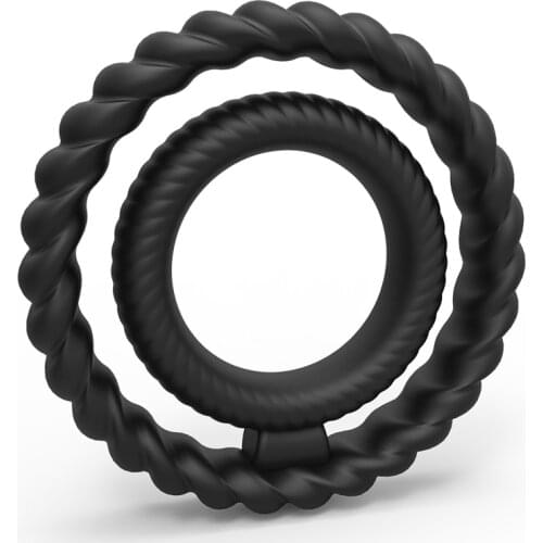 LEVETT Male Silicone Penis Cock Ring Lock Delay Ejaculation Sex Toys For Men Adult Couples Semen Lock Ring Sexshop