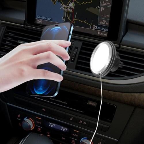 Magnetic Car Phone Holder Stand For Charger Metal Air Vent Holder In Car GPS Mount Holder Mobile Phone Accessories