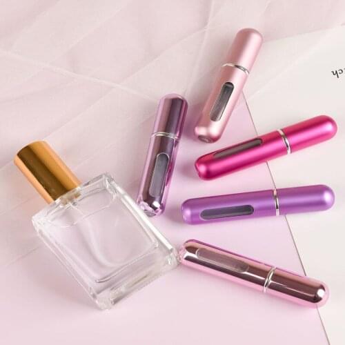 Multicolor Empty Perfume Bottle Nozzle Spray Bottle Aluminum Liquid Container Spray Bottle Pot Cream Box Makeup