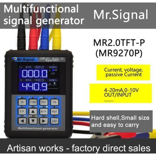 MR2.0TFT-P 4-20mA generator / 4-20mA calibration Current voltage Signal Pressure transmitter USB Port Rechargeable Mr Signal