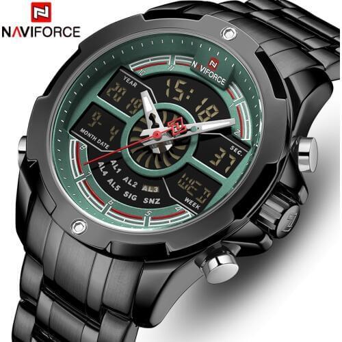 NAVIFORCE Men Watch Top Luxury Brand Waterproof Business Quartz Watches Men’s Military Sports Male Clock Date Relogio Masculino