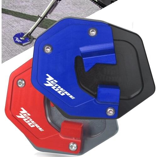 NEW 2020 TENERE700 Motorcycle Accessories CNC Side Stand Enlarge Plate Kickstand Extension For YAMAHA TENERE 700 2019-2020 2021