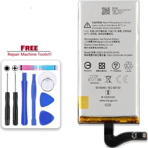 Original Kikiss G020J-B 3700mAh Battery For Google Pixel 4 XL Pixel4 X Pixel 4XL Pixel4 XL Bateria Batteries