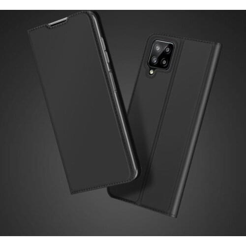 Original Dux Ducis Pu Leather Case For Samsung Galaxy A12 5g Coque Luxury Ultra Thin Flip Wallet Stand Cover Phone Cases For A12