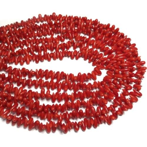 Artificial coral Beaded Water drop shape isolation loose beads For jewelry making DIY bracelet necklace semi-finished accessorie