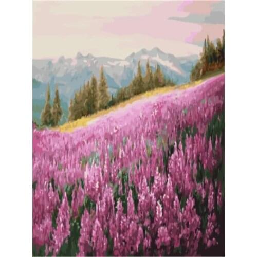 Landscape Scenery DIY Embroidery Cross Stitch 11CT Kits Craft Needlework Set Cotton Thread Printed Canvas Home Wholesale
