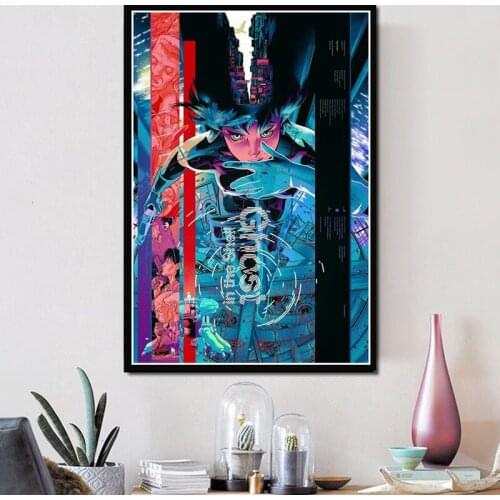 Ghost In The Shell Japan Anime Posters And Prints Canvas Painting Wall Art Picture Vintage Poster Decorative Home Decor Pictures