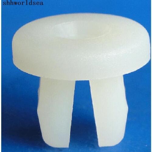 Shhworldsea auto clip headlight door to radiator grille nut for #6 or #8 screw size for gm 1355003 for buick 1964-on