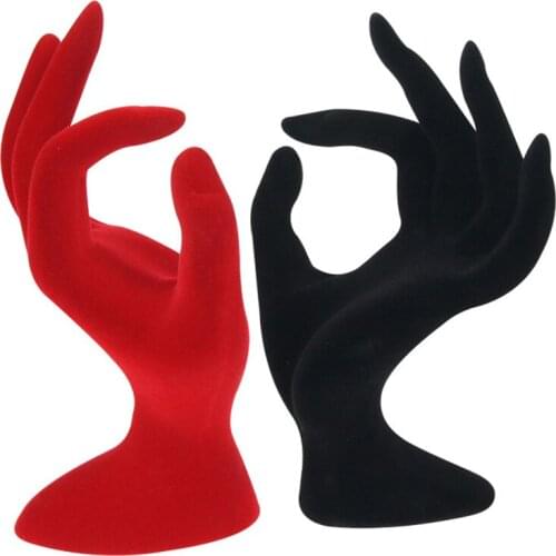 Resin Display Holder Female Mannequin Ok Shaped Stand Hand Model Ring Bracelet Necklace Chain Watch Display Stand