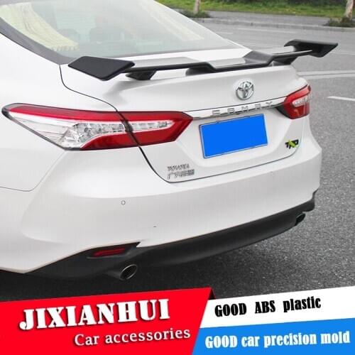 For Toyota Camry Spoiler 2018-2019 Camry Spoiler TRDB ABS plastic Material Car Rear Wing Color Rear Spoiler