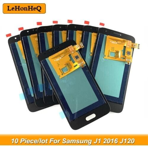 Test 10 Piece/lot LCD For Samsung Galaxy J1 2016 J120 LCD Display J120M J120F Touch Screen Digitizer Assembly