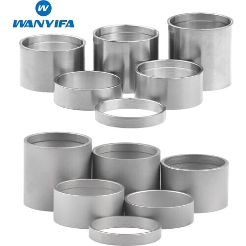 Wanyifa Titanium Bike Headset Fork Spacer for Mountain Bicycle Front Fork Ring Gasket Suit