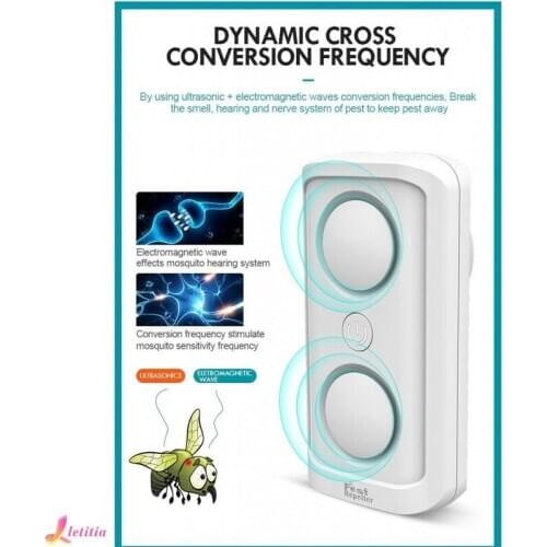 Sunshine Ultrasonic Pest Repeller Plug In Electronic Repellent Rat Spider Insect Letitia