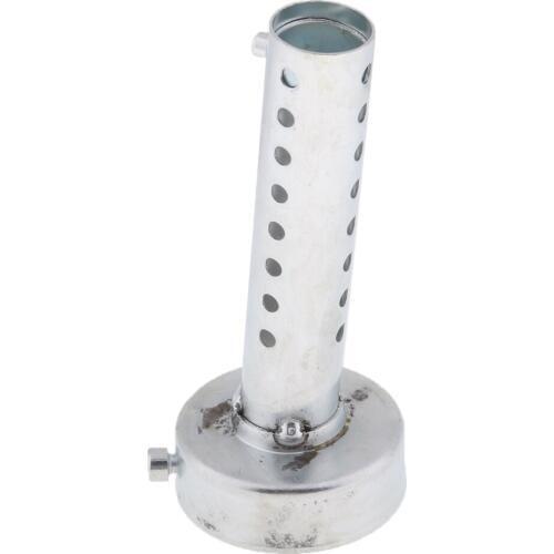 Motorcycle Tail Exhaust Can Pipe Baffle Muffler Silencer DB Killer Noise Sound Eliminator 60mm Silver Adjustable & Removable