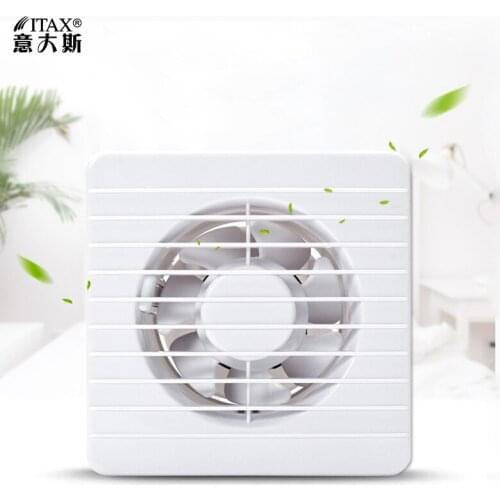 Exhaust fan 4 inch glass window type ultra-thin panel bathroom silent exhaust ventilation ITAS9916A