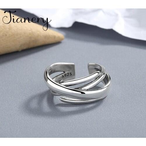 New Hot Gothic Chains Rings For Women Wedding Rings Ladies Accessories Fashion Charm Jewelry Wholesale 2021