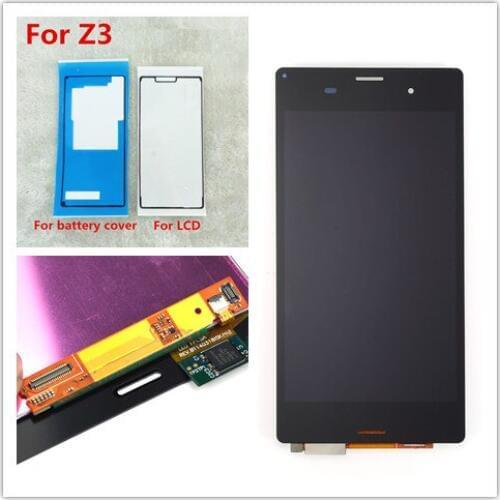 JIEYER 5.2' 100%Tested LCD Display For Sony Xperia Z3 D6603 D6653 L55t D6683 Touch Screen & Digitizer Assembly Repair+glue