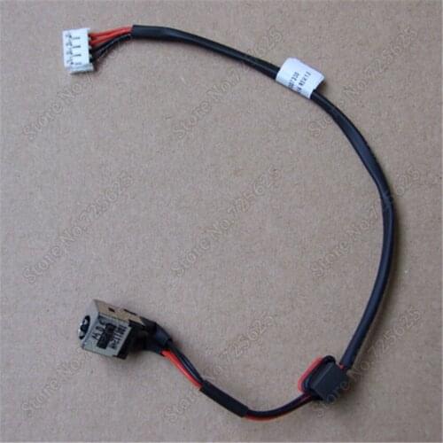 1-10PCS New AC DC Power Jack Socket with cable Harness For Lenovo G455-4KB G455-5903 -5459 Z460 Z465 Z560 Z565